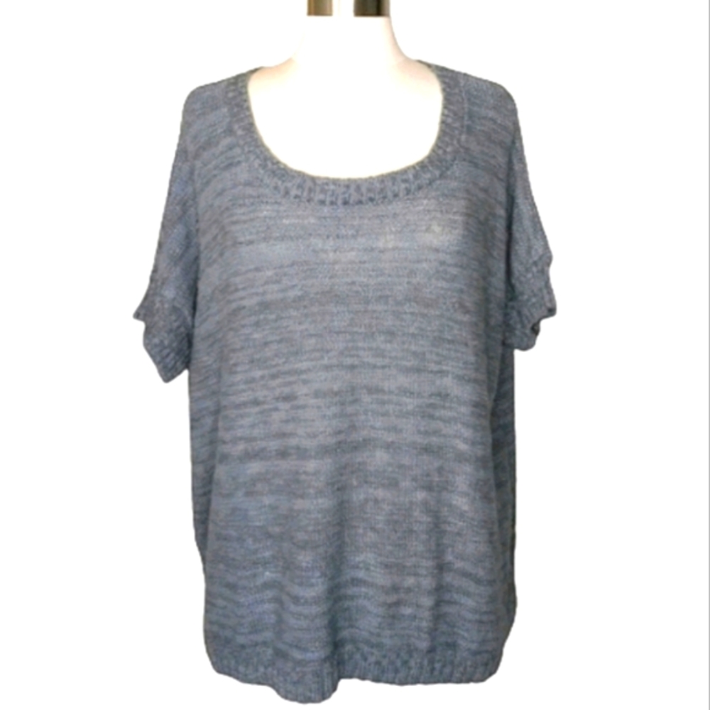 Oversized Sweater XL Gray Short Sleeve Absolutely Creative